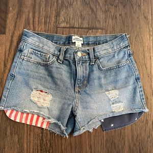 Patriotic Denin Short